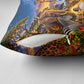 Zimbabwe Christmas Holy Family Pillow Cover African Safari Wildlife Savanna Sunset Baby Jesus