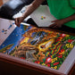 Zimbabwe Christmas Holy Family Puzzle African Safari Wildlife Savanna Sunset Baby Jesus