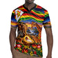 Zimbabwe Christmas Holy Family Rugby Jersey African Safari Wildlife Savanna Sunset Baby Jesus