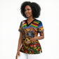 Zimbabwe Christmas Holy Family Scrub Top African Safari Wildlife Savanna Sunset Baby Jesus