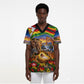 Zimbabwe Christmas Holy Family Scrub Top African Safari Wildlife Savanna Sunset Baby Jesus