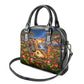 Zimbabwe Christmas Holy Family Shoulder Handbag African Safari Wildlife Savanna Sunset Baby Jesus