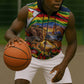 Zimbabwe Christmas Holy Family Sleeveless Zip Hoodie African Safari Wildlife Savanna Sunset Baby Jesus