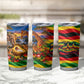 Zimbabwe Christmas Holy Family Tumbler Cup African Safari Wildlife Savanna Sunset Baby Jesus