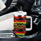Zimbabwe Christmas Holy Family Tumbler With Handle African Safari Wildlife Savanna Sunset Baby Jesus