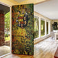 Black History Portrait Collage Door Cover Africa Empowering They Not Like Us Quote in Grunge Paint - African Pride
