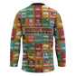 Everyday Genius Powered by Black Minds Hockey Jersey with Colorful Invention Icons Pattern - African Pride
