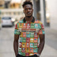 Everyday Genius Powered by Black Minds Polo Shirt with Colorful Invention Icons Pattern - African Pride