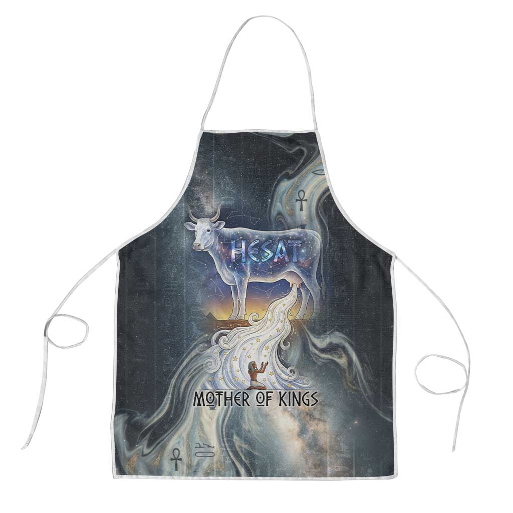 Hesat Celestial Cow Egyptian Apron with Mythic Sky Motif in Cosmic Theme