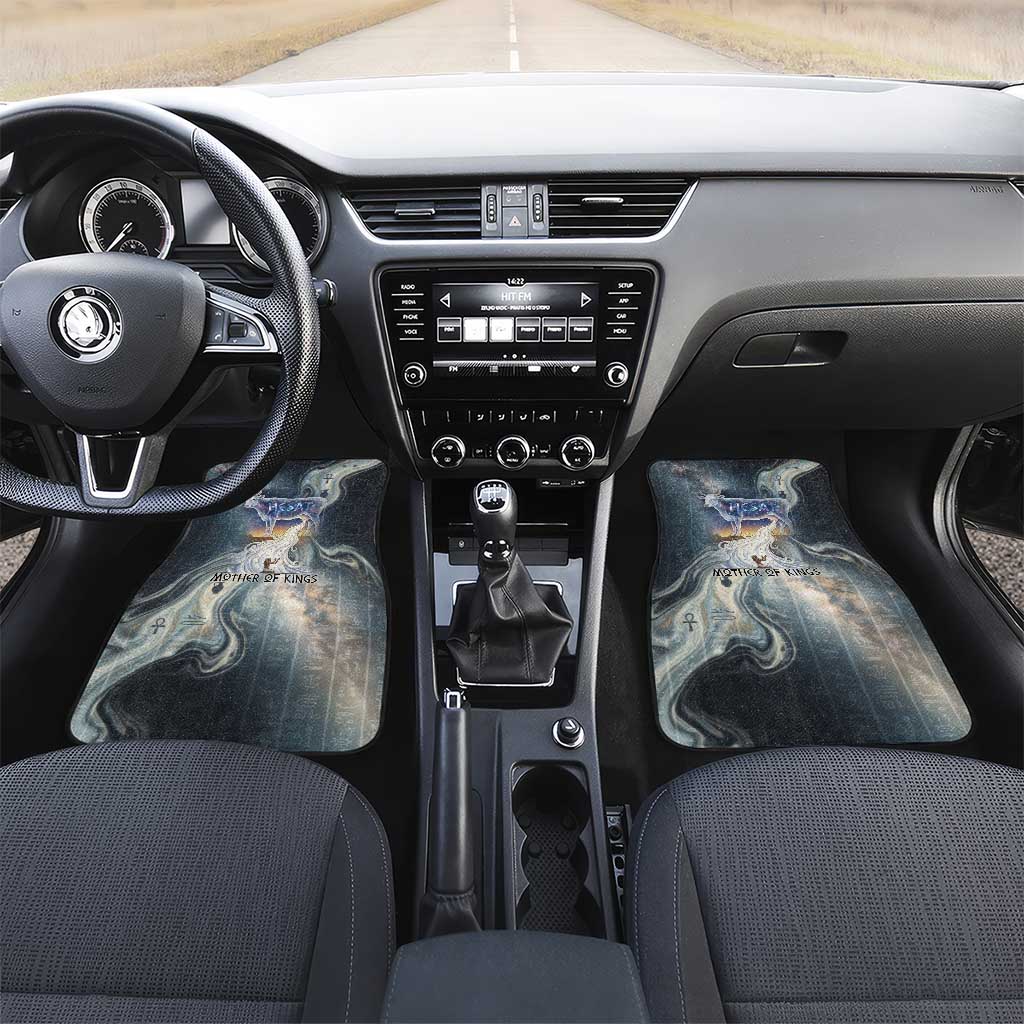 Hesat Celestial Cow Egyptian Car Mats with Mythic Sky Motif in Cosmic Theme