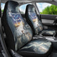Hesat Celestial Cow Egyptian Car Seat Cover with Mythic Sky Motif in Cosmic Theme