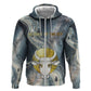 Hesat Celestial Cow Egyptian Hoodie with Mythic Sky Motif in Cosmic Theme
