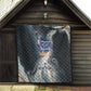Hesat Celestial Cow Egyptian Quilt with Mythic Sky Motif in Cosmic Theme