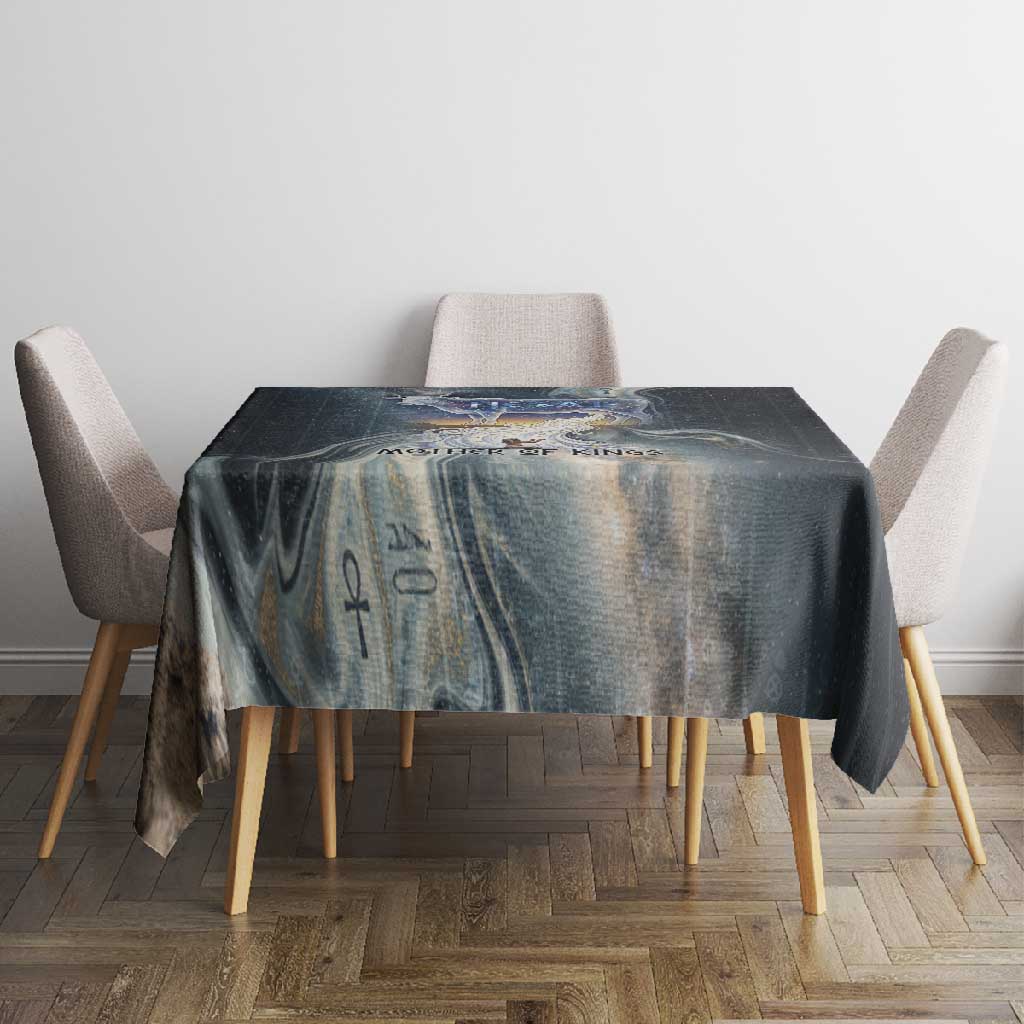 Hesat Celestial Cow Egyptian Tablecloth with Mythic Sky Motif in Cosmic Theme