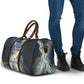 Hesat Celestial Cow Egyptian Travel Bag with Mythic Sky Motif in Cosmic Theme