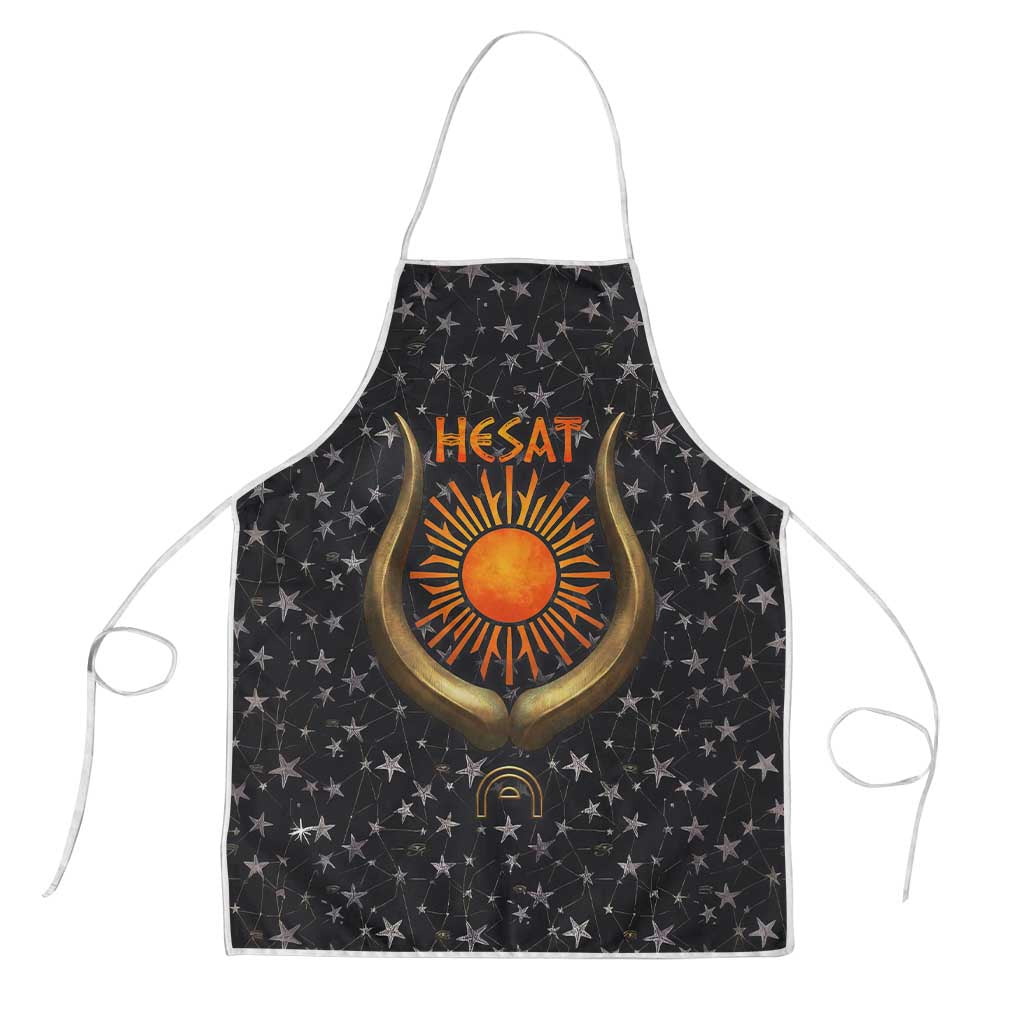 Hesat Solar Horn Symbol Apron Egyptian Cosmic Cow in Starry Milky Way