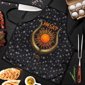 Hesat Solar Horn Symbol Apron Egyptian Cosmic Cow in Starry Milky Way