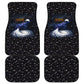 Hesat Solar Horn Symbol Car Mats Egyptian Cosmic Cow in Starry Milky Way