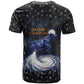 Hesat Solar Horn Symbol T shirt Egyptian Cosmic Cow in Starry Milky Way