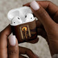 Imenet Sunlit Temple Columns AirPods Case with Ancient Egyptian Offering Scene