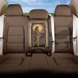 Imenet Sunlit Temple Columns Back Car Seat Cover with Ancient Egyptian Offering Scene