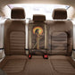 Imenet Sunlit Temple Columns Back Car Seat Cover with Ancient Egyptian Offering Scene