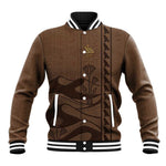 Imenet Sunlit Temple Columns Baseball Jacket with Ancient Egyptian Offering Scene