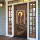 Imenet Sunlit Temple Columns Door Cover with Ancient Egyptian Offering Scene