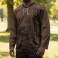 Imenet Sunlit Temple Columns Hockey Jersey with Ancient Egyptian Offering Scene