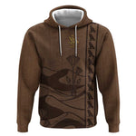 Imenet Sunlit Temple Columns Hoodie with Ancient Egyptian Offering Scene