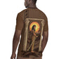 Imenet Sunlit Temple Columns Rugby Jersey with Ancient Egyptian Offering Scene