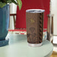 Imenet Sunlit Temple Columns Tumbler Cup with Ancient Egyptian Offering Scene