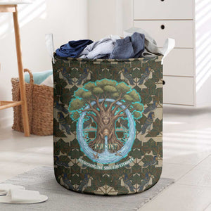 Imentet Egyptian Laundry Basket with Eye of Horus and Eternal Tree in Afterlife