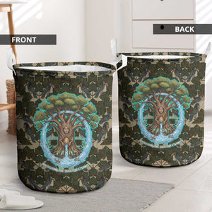 Imentet Egyptian Laundry Basket with Eye of Horus and Eternal Tree in Afterlife