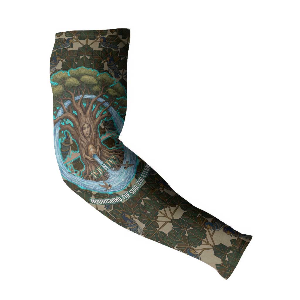 Imentet Egyptian Arm Sleeves with Eye of Horus and Eternal Tree in Afterlife