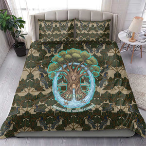 Imentet Egyptian Bedding Set with Eye of Horus and Eternal Tree in Afterlife