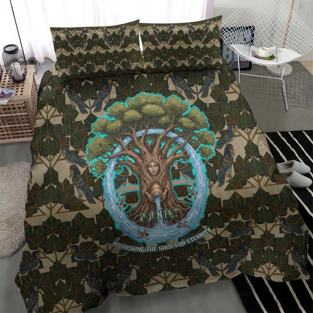 Imentet Egyptian Bedding Set with Eye of Horus and Eternal Tree in Afterlife