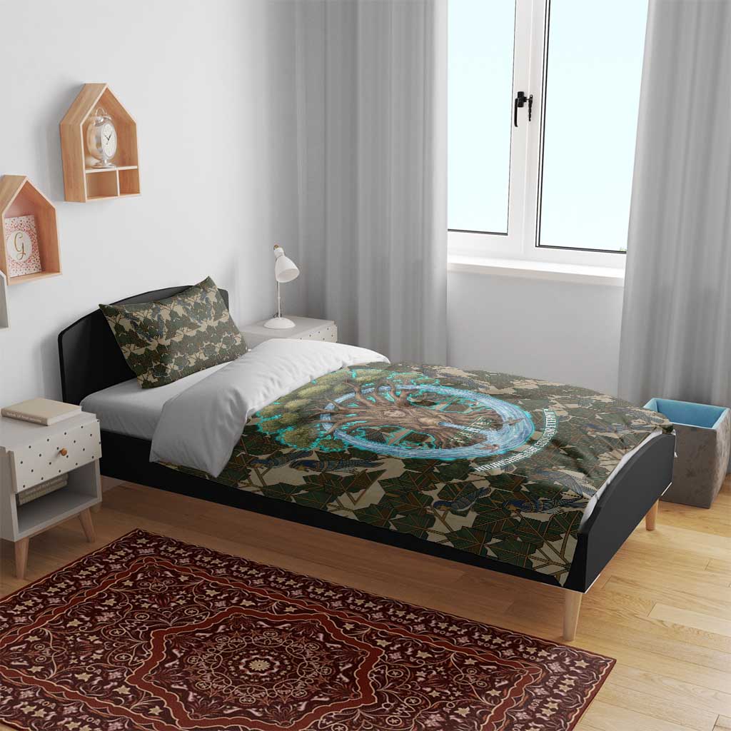 Imentet Egyptian Bedding Set with Eye of Horus and Eternal Tree in Afterlife