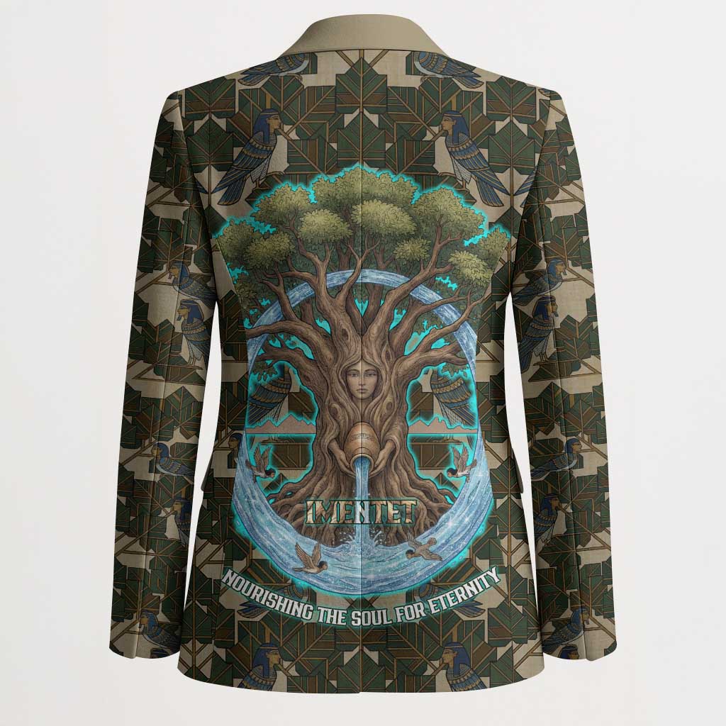 Imentet Egyptian Blazer with Eye of Horus and Eternal Tree in Afterlife