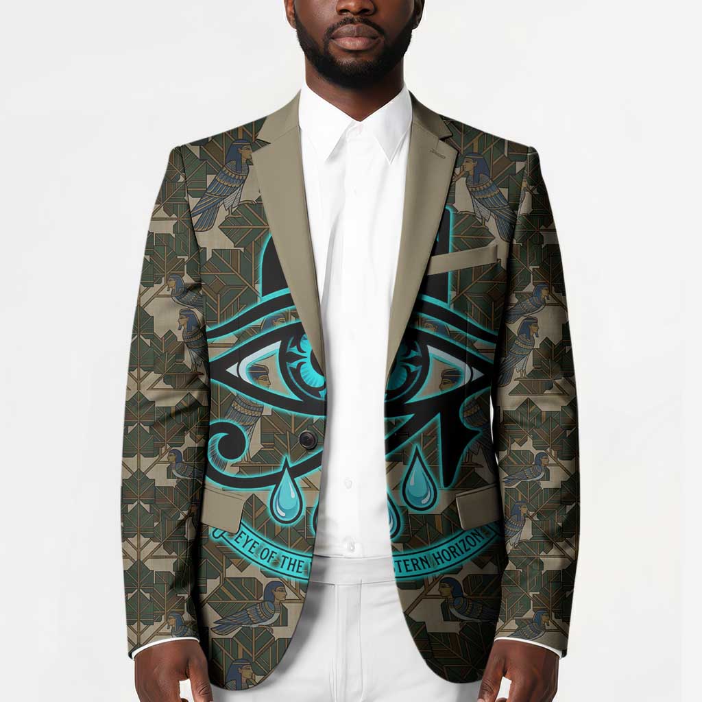 Imentet Egyptian Blazer with Eye of Horus and Eternal Tree in Afterlife