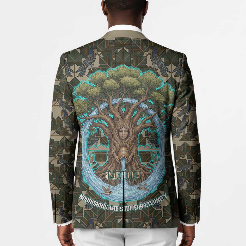 Imentet Egyptian Blazer with Eye of Horus and Eternal Tree in Afterlife