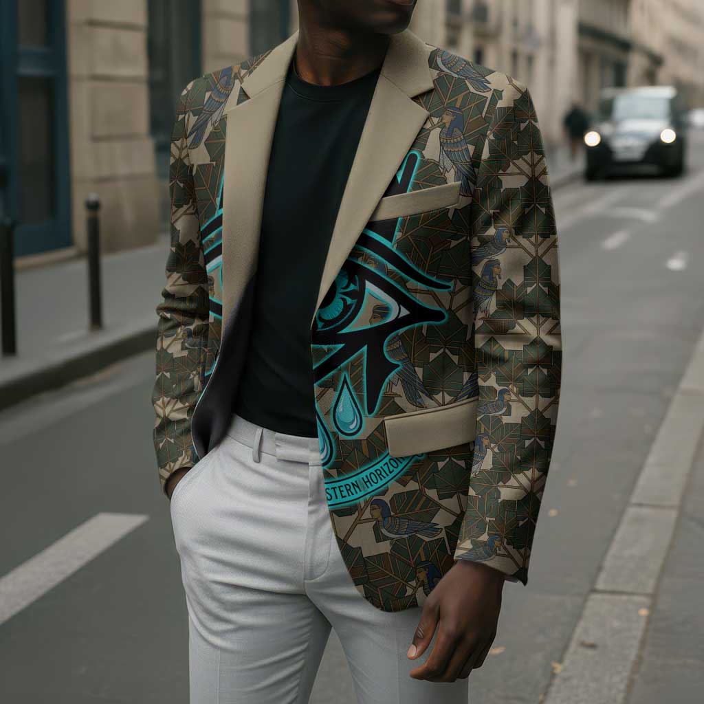 Imentet Egyptian Blazer with Eye of Horus and Eternal Tree in Afterlife
