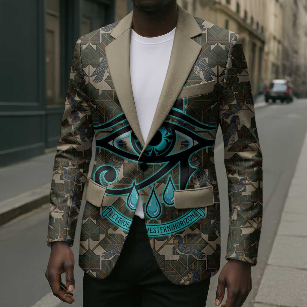 Imentet Egyptian Blazer with Eye of Horus and Eternal Tree in Afterlife