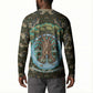 Imentet Egyptian Button Sweatshirt with Eye of Horus and Eternal Tree in Afterlife