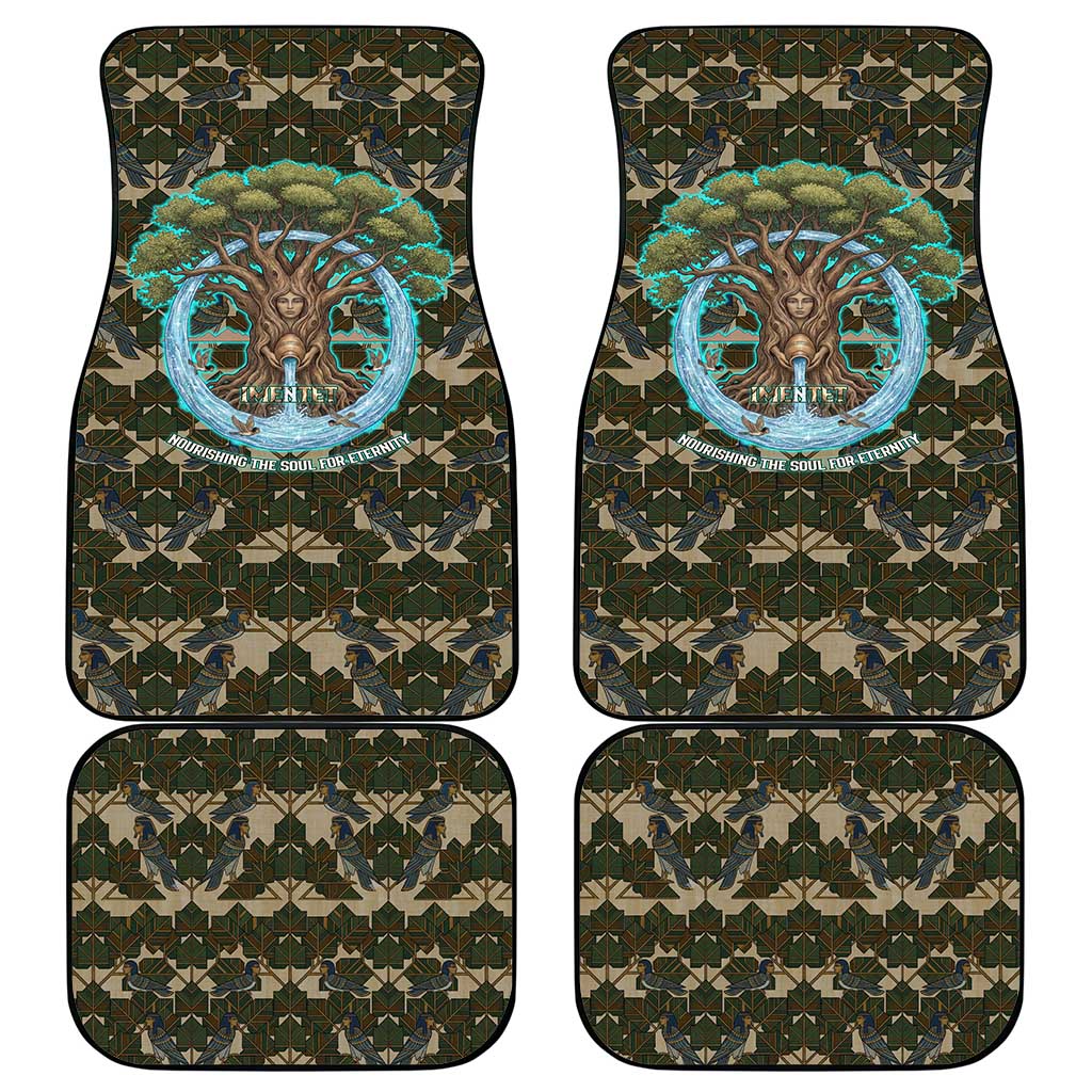 Imentet Egyptian Car Mats with Eye of Horus and Eternal Tree in Afterlife