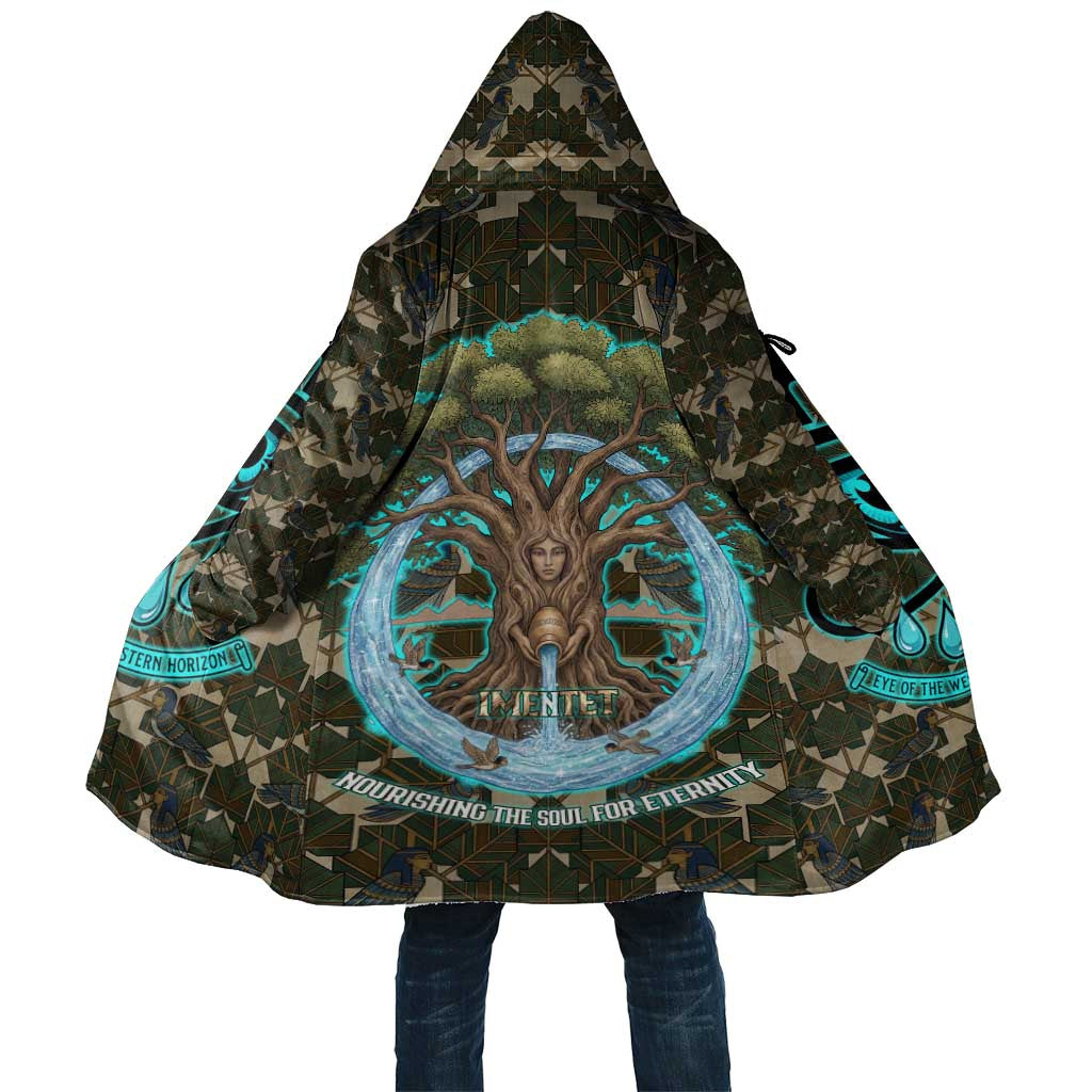 Imentet Egyptian Cloak with Eye of Horus and Eternal Tree in Afterlife