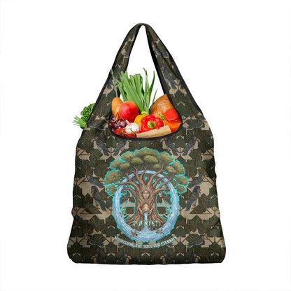 Imentet Egyptian Grocery Bag with Eye of Horus and Eternal Tree in Afterlife