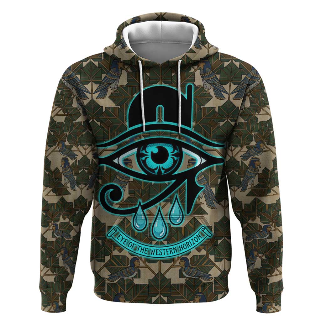 Imentet Egyptian Hoodie with Eye of Horus and Eternal Tree in Afterlife