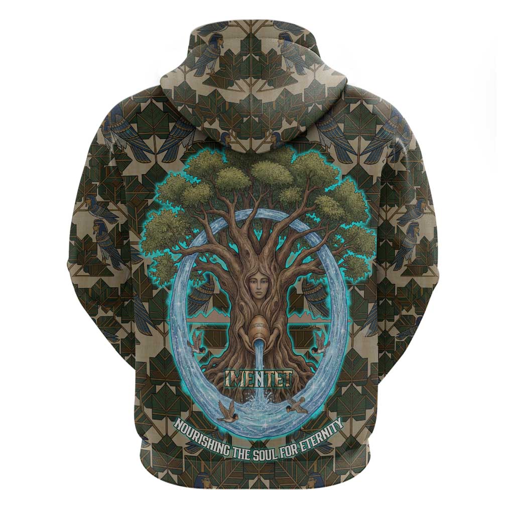 Imentet Egyptian Hoodie with Eye of Horus and Eternal Tree in Afterlife