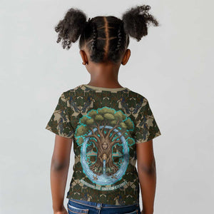 Imentet Egyptian Kid T shirt with Eye of Horus and Eternal Tree in Afterlife